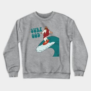 surf god Crewneck Sweatshirt